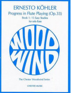 Kohler: Progress in Flute Playing Op.33 Book 1 (noty na příčnou flétnu)