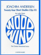 Joachim Andersen: Twenty-Four Short Studies Op.33 For Flute Solo (noty na příčnou flétnu)