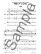 John Tavener: Missa Brevis (Treble Voices) (noty na trojhlasý vysoký zpěv, varhany) - SADA 5 ks