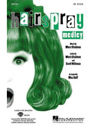 Marc Shaiman: Hairspray Medley (noty na sborový zpěv SAB, klavír) - SADA 5 ks