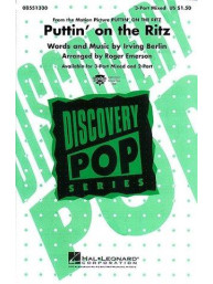 Discover Pop Series: Irving Berlin - Puttin' On The Ritz (noty na smíšený trojhlasý zpěv) - SADA 5 ks