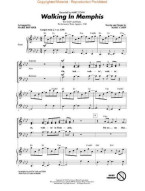 Marc Cohn: Walking In Memphis (noty na sborový zpěv SAB, klavír) - SADA 5 ks