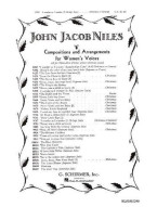 John Jacob Niles: I Wonder As I Wander (noty na dvojhlasý sborový zpěv, mezzosoprán , klavír) - SADA 5 ks