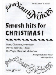 Faber Young Voices: Smash Hits For Christmas! (noty na sborový zpěv SAB, klavír)