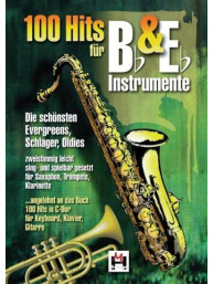 100 Hits For B Flat and E Flat Instruments (noty na Bb, Eb nástroje)