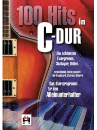 100 Hits In C Dur Band 1 (noty na klavír, zpěv, akordy na kytaru)