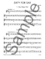 Alan Bullard: Sixty For Sax (noty na altsaxofon, tenorsaxofon)