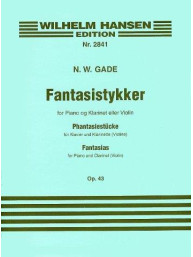 Niels W.Gade: Fantasias Op.43 (noty na klarinet, housle, klavír)