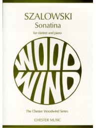 Antoni Szalowski: Sonatina For Clarinet And Piano (noty na klarinet, klavír)