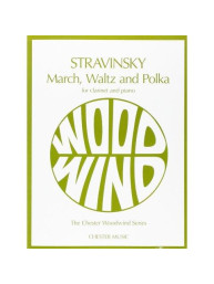 Igor Stravinskij: March, Waltz And Polka (noty na klarinet, klavír)