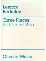 Lennox Berkeley: Three Pieces For Clarinet Solo (noty na klarinet)