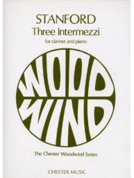 Charles Villiers Stanford: Three Intermezzi for Clarinet and Piano (noty na klarinet, klavír)