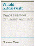 Witold Lutoslawski: Dance Preludes (Original Version 1954) (noty na klarinet, klavír)