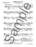 Igor Stravinskij: Three Pieces For Clarinet Solo (noty na klarinet)