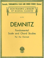 Friedrich Demnitz: Fundamental Scale And Chord Studies For Clarinet (noty na klarinet)