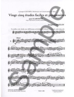 Jacques Lancelot: 25 Etudes Faciles Et Progressives (noty na klarinet)