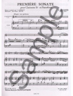 François Devienne: Premiere Sonate (noty na klarinet, klavír)