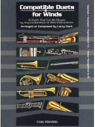 Larry Clark: Compatible Duets For Winds - Clarinet/Trumpet/T.C. Euphonium/Tenor Saxophone (noty na klarinet, trubku, eufonium, tenorsaxofon)