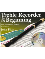 John Pitts: Treble Recorder From The Beginning (Revised Full-Colour Edition) (noty na zobcovou flétnu) (+audio)
