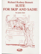 Richard Rodney Bennett: Suite For Skip And Sadie For Piano Duet (noty na čtyřruční klavír)