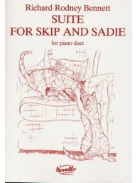 Richard Rodney Bennett: Suite For Skip And Sadie For Piano Duet (noty na čtyřruční klavír)