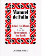 Manuel De Falla: Ritual Fire Dance (El Amor Brujo) For 2 Pianos (noty na čtyřruční klavír)