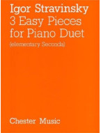 Igor Stravinskij: Three Easy Pieces (noty na čtyřruční klavír)