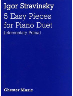 Igor Stravinskij: Five Easy Pieces (noty na čtyřruční klavír)