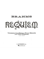 Johannes Brahms: Requiem (Four Hands or Two Pianos) (noty na čtyřruční klavír)