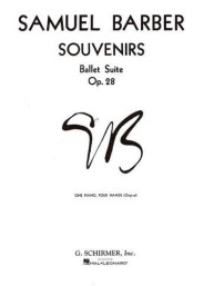 Samuel Barber: Souvenirs Op.28 (Original Piano Duet Version) (noty na čtyřruční klavír)