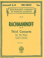 Sergej Rachmaninov: Piano Concerto No.3 Op.30 (2 Piano Score) (noty na čtyřruční klavír)