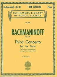 Sergej Rachmaninov: Piano Concerto No.3 Op.30 (2 Piano Score) (noty na čtyřruční klavír)