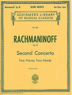 Sergej Rachmaninov: Piano Concerto No.2 In C Minor Op.18 (noty na čtyřruční klavír)