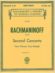 Sergej Rachmaninov: Piano Concerto No.2 In C Minor Op.18 (noty na čtyřruční klavír)