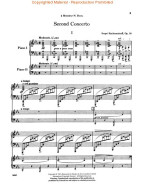 Sergej Rachmaninov: Piano Concerto No.2 In C Minor Op.18 (noty na čtyřruční klavír)