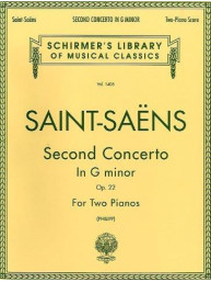 Camille Saint-Saens: Piano Concerto No.2 In G Minor Op.22 (2-Piano Score) (noty na čtyřruční klavír)