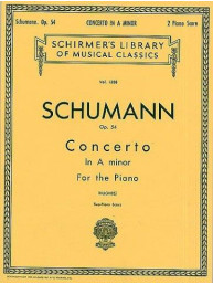 Robert Schumann: Piano Concerto In A Minor Op.54 (Two Piano Score) (noty na čtyřruční klavír)