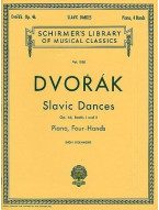 Antonín Dvořák: Slavonic Dances / Slovanské tance Op.46 Books 1 And 2 (noty na čtyřruční klavír)
