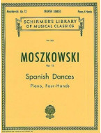 Moritz Moszkowski: Five Spanish Dances Op.12 (Piano Duet) (noty na čtyřruční klavír)