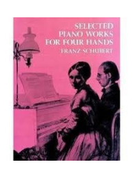 Franz Schubert: Selected Piano Works For Four Hands (noty na čtyřruční klavír)
