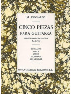 Miguel Asins Arbo: Cinco Piezas Para Guitarra (5 Pieces For Guitar) (noty na kytaru)