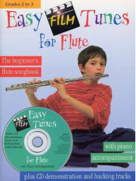 Easy Film Tunes For Flute (noty na příčnou flétnu, klavír) (+audio)