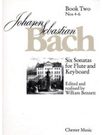 J.S. Bach: Six Sonatas For Flute And Keyboard Book Two Nos. 4-6 (noty na příčnou flétnu, klavír)