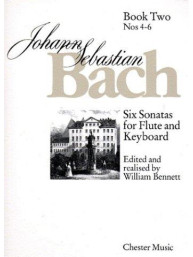 J.S. Bach: Six Sonatas For Flute And Keyboard Book Two Nos. 4-6 (noty na příčnou flétnu, klavír)