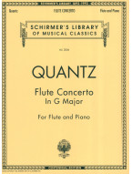 Johann Joachim Quantz: Flute Concerto In G Major (noty na příčnou flétnu, klavír)