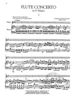 Johann Joachim Quantz: Flute Concerto In G Major (noty na příčnou flétnu, klavír)