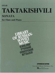 Otar Taktakishvili: Sonata For Flute And Piano (noty na příčnou flétnu, klavír)