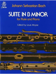 J.S. Bach: Suite In B Minor BWV 1067 (noty na příčnou flétnu, klavír)