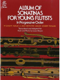 Album Of Sonatinas For Young Flautists (noty na příčnou flétnu, klavír)