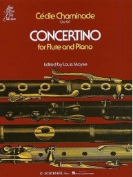 Cecile Chaminade: Concertino For Flute And Piano Op.107 (noty na příčnou flétnu, klavír)